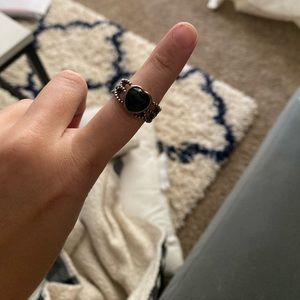 Pandora black onyx ring **FOR MARY**